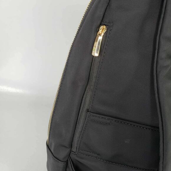 Knomo London Black & Gold Mayfair Beauchamp Backpack - Picture 9 of 14